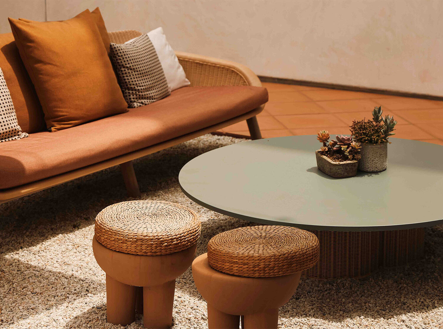 Alsace The sunny outdoor courtyard is available for guests and locals alike