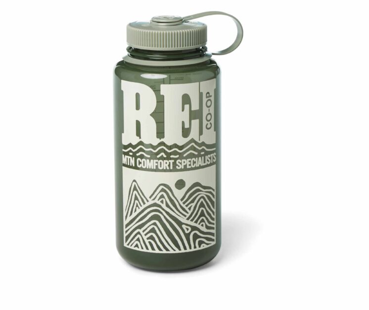 A water bottle