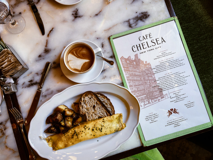Hotel Chelsea Breakfast at Cafe Chelsea