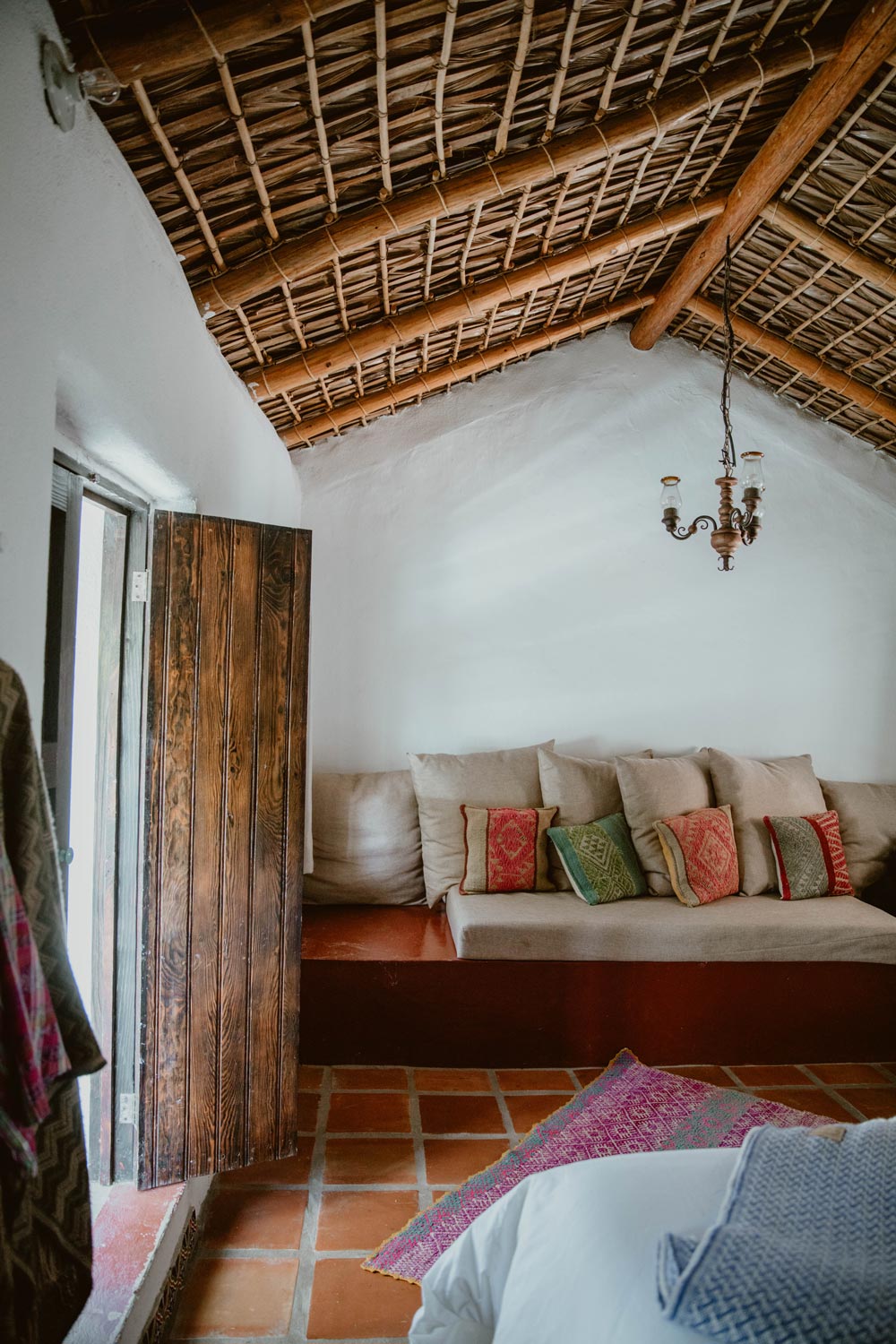 One of the six bedrooms at La Bohemia Baja