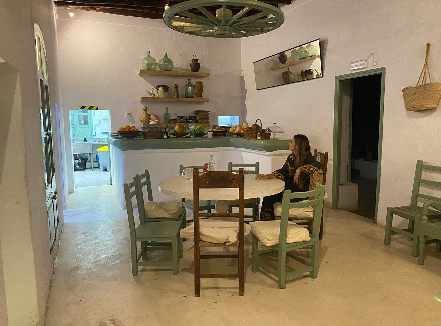 Atzaró Agroturismo Hotel The cutest dining room at Aubergine, a restaurant by Atzarò