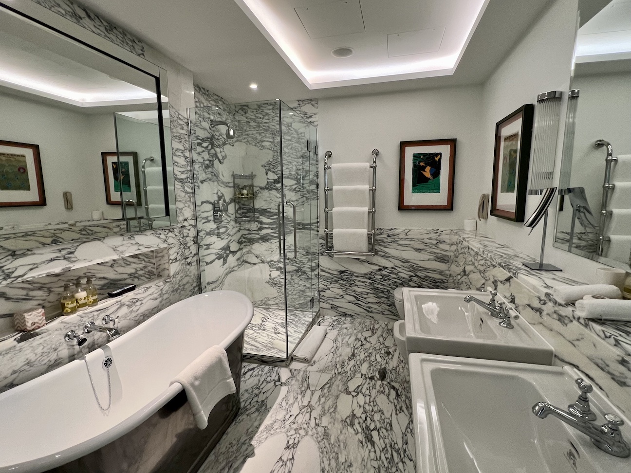 The Whitby What New York suite is complete without a luxury marble bathroom?